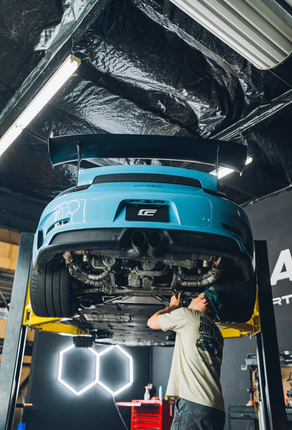 F1 High-Flow Race Headers – Porsche 991.1/991.2 GT3 & GT3RS (T304 Stainless Steel)