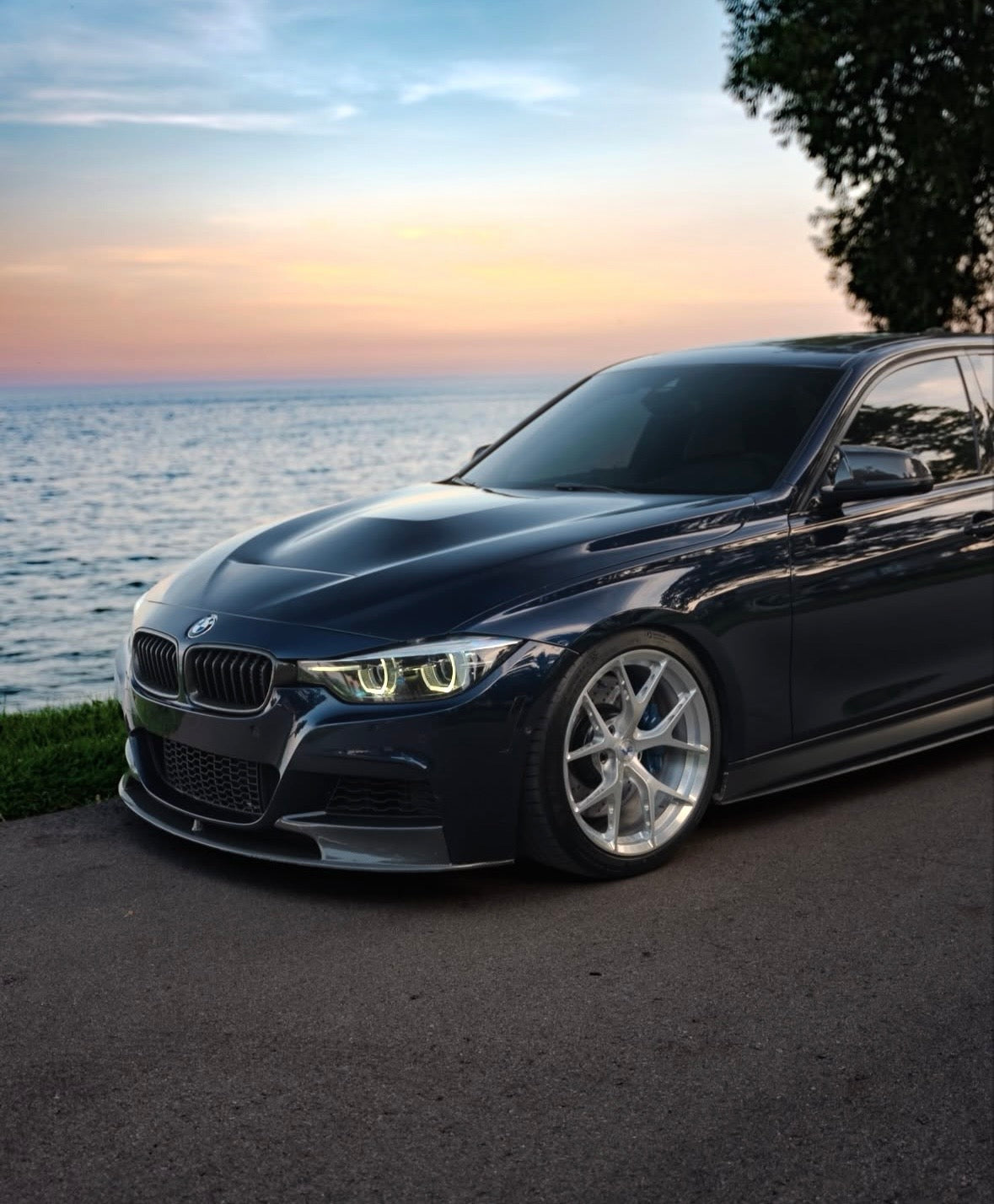 F30 3 Series Carbon Fiber M Performance Front Lip