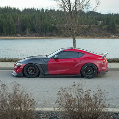 A90/A91 Supra Ag Carbon Fiber Side Skirt Extensions