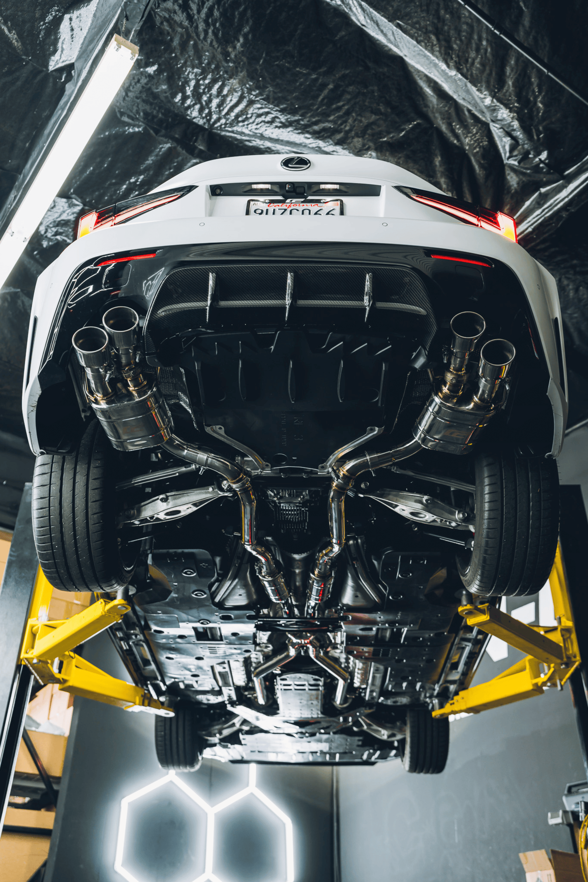 Lexus RCF/GSF Valved Stainless Steel Catback Exhaust – Performance
