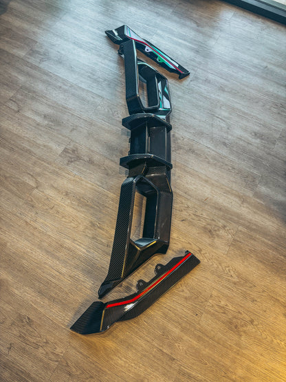 G87 M2 SQ Carbon Fiber Rear Diffuser