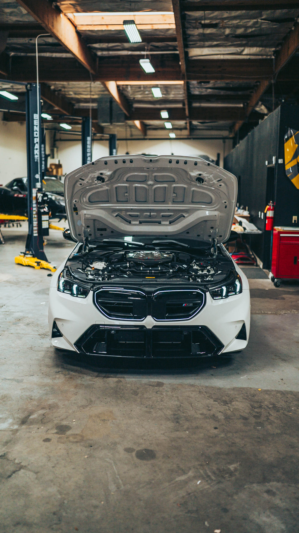 G90 M5/G99 M5 Silicone Front Mount Intakes S68 - CENCALMOTORSPORT