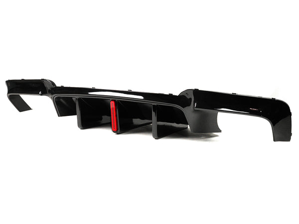 F10 5 Series Gloss Black F1 LED Rear Diffuser