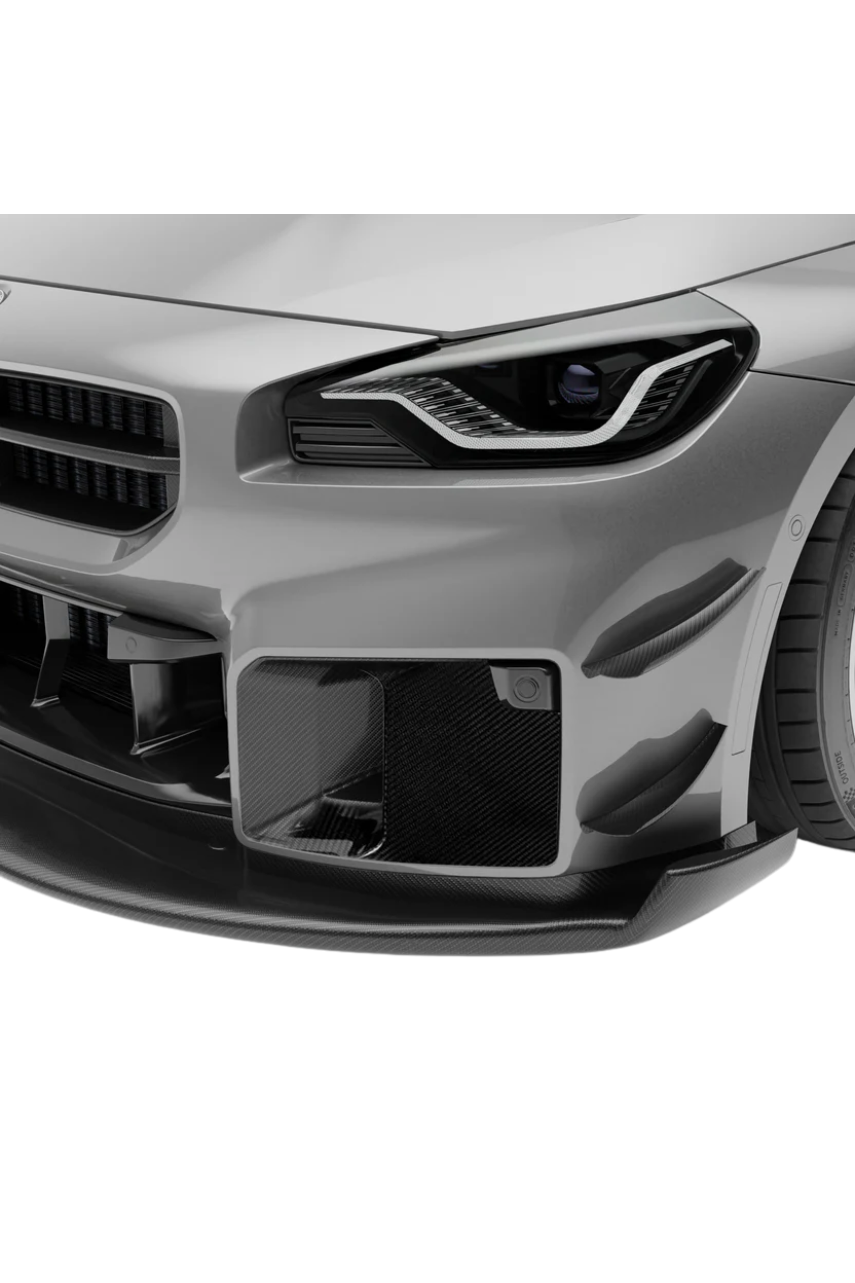 Revozport G87 M2 Carbon Fiber Front Block Off Ducts - Race Division