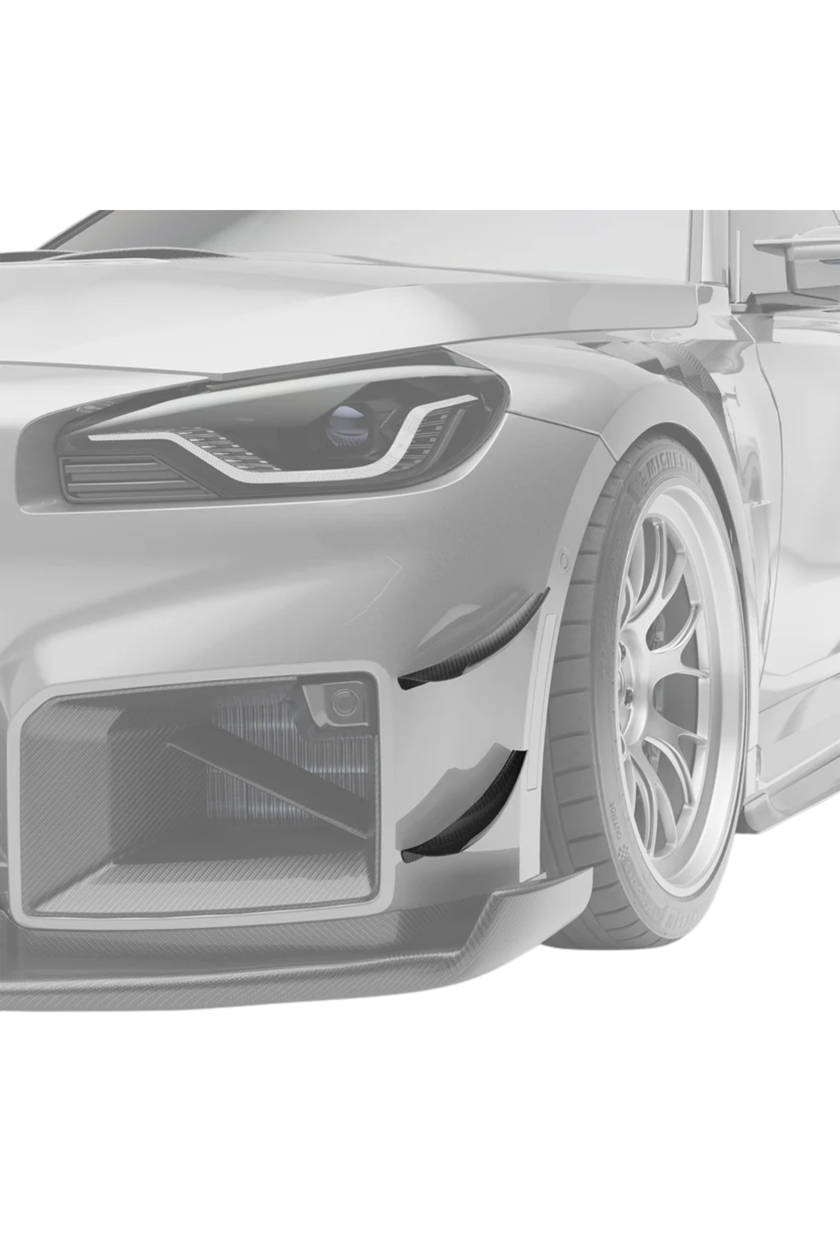 Revozport G87 M2 Carbon Fiber Front Canards - Race Division