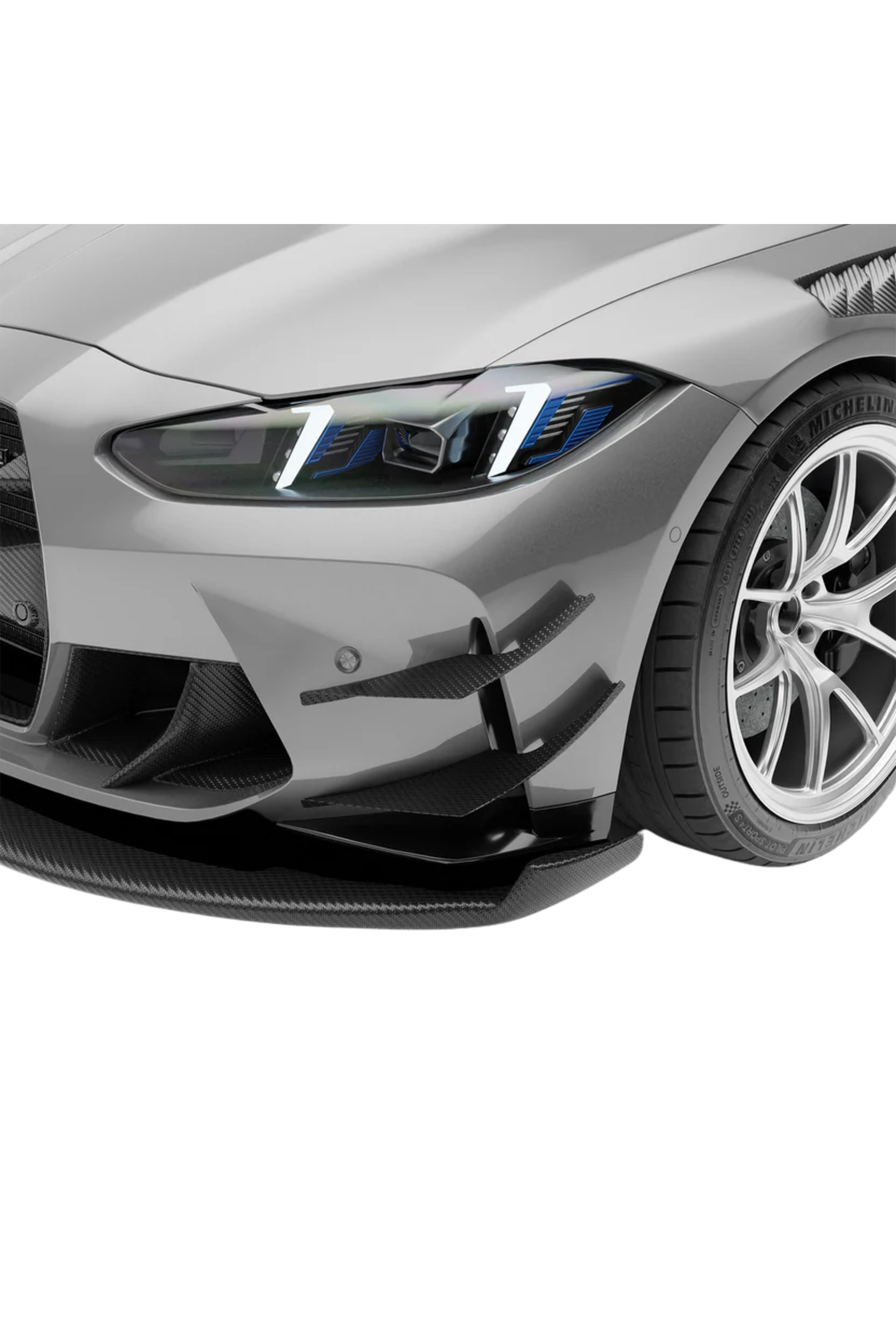 Revozport G8X M3/M4 Carbon Fiber Race Front Canards - G80/G82/G83