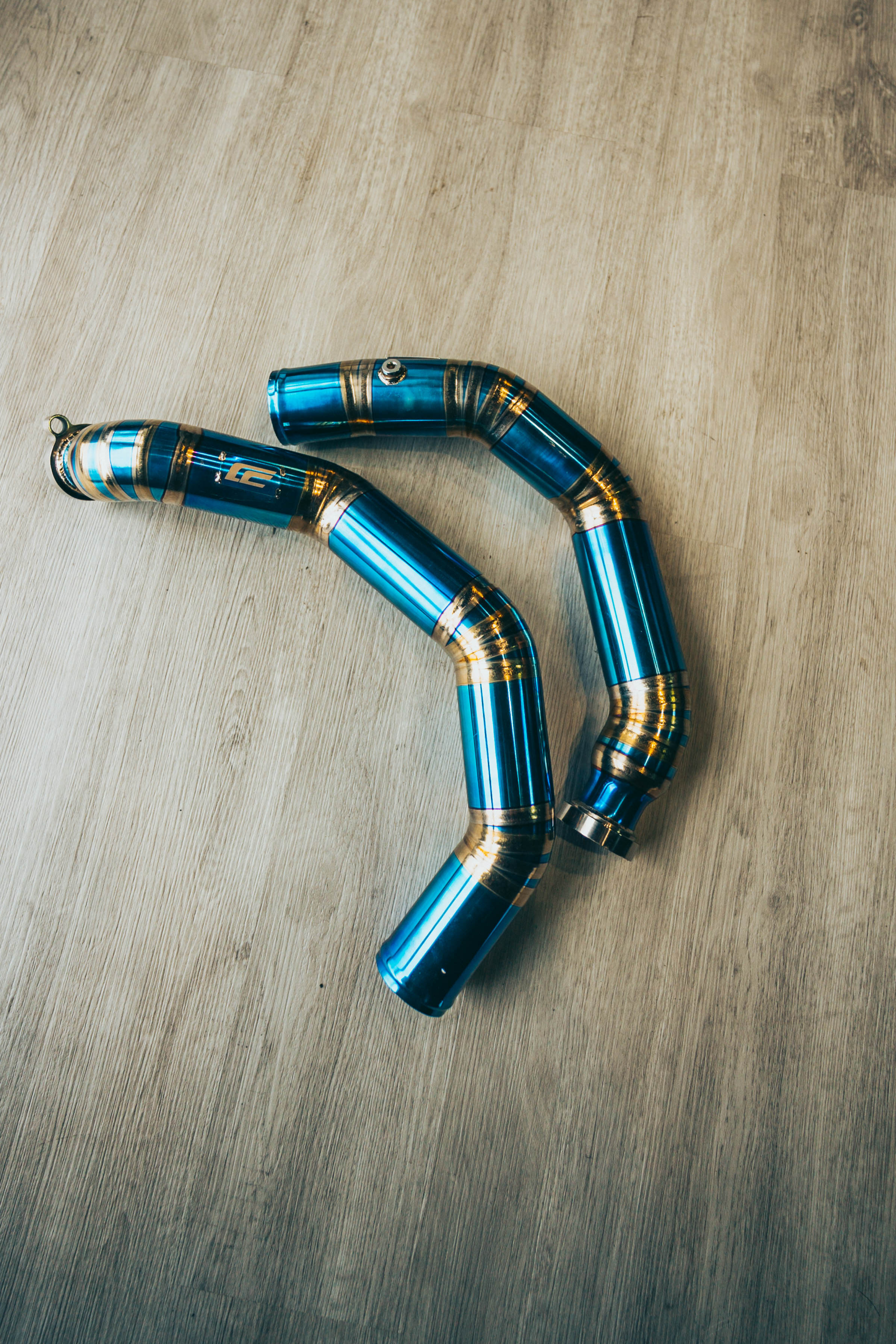 S55 M3/M4/M2C Cen-Cal Titanium Charge Pipes - F80/F82/F83/F87