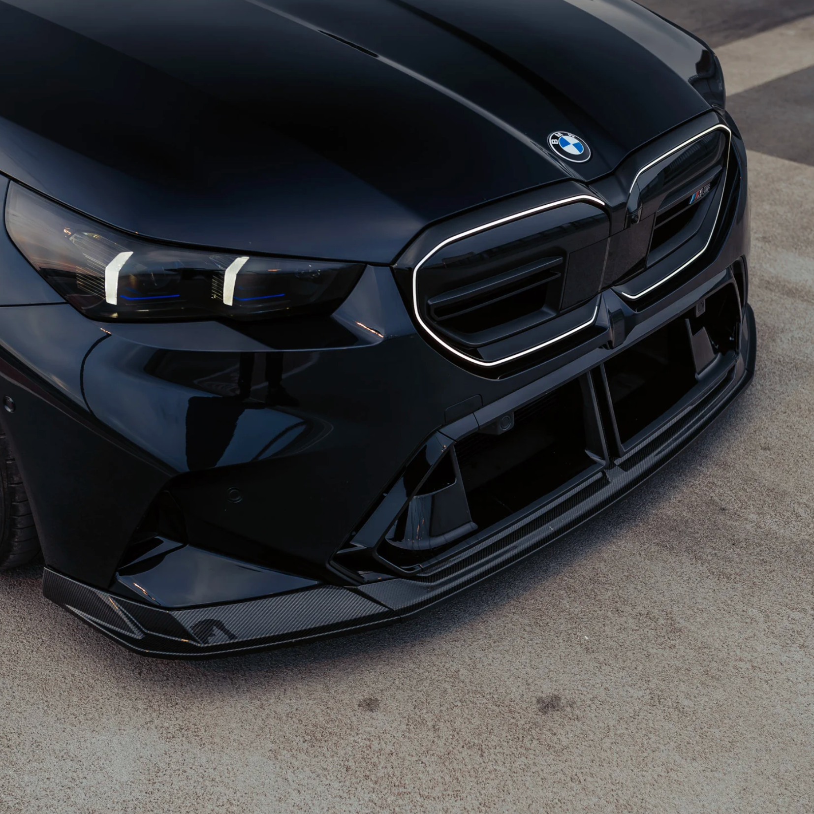 G90/G99 M5 Authentic Carbon Fiber MHC SP90 Style Front Lip