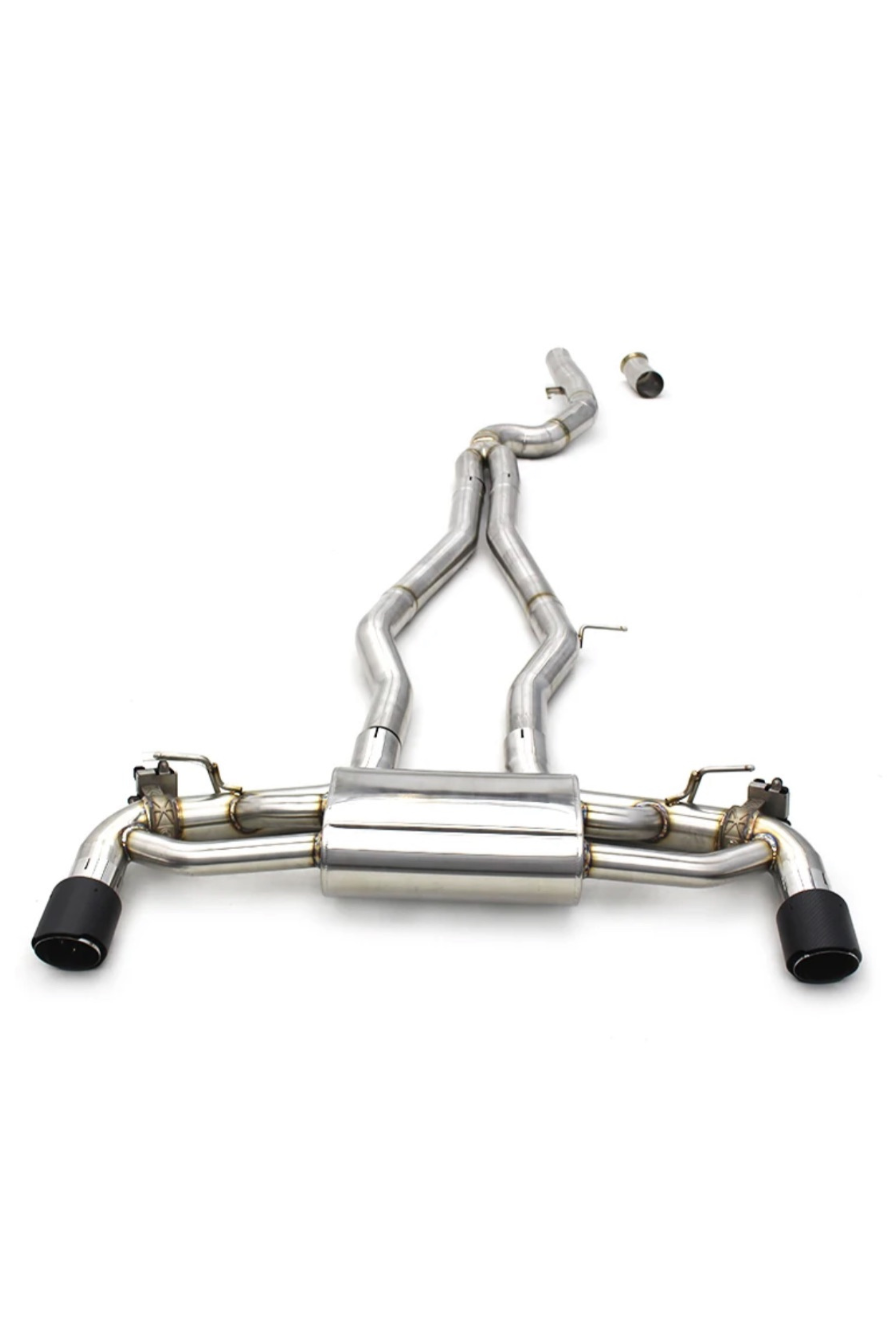 Supra A90/A91 Cen-Cal Valved Catback Exhaust (Stainless Steel)