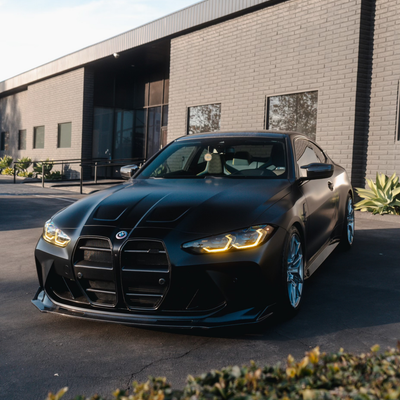 V Style V1 Carbon Fiber Front Lip 3pc - G8X M3/M4