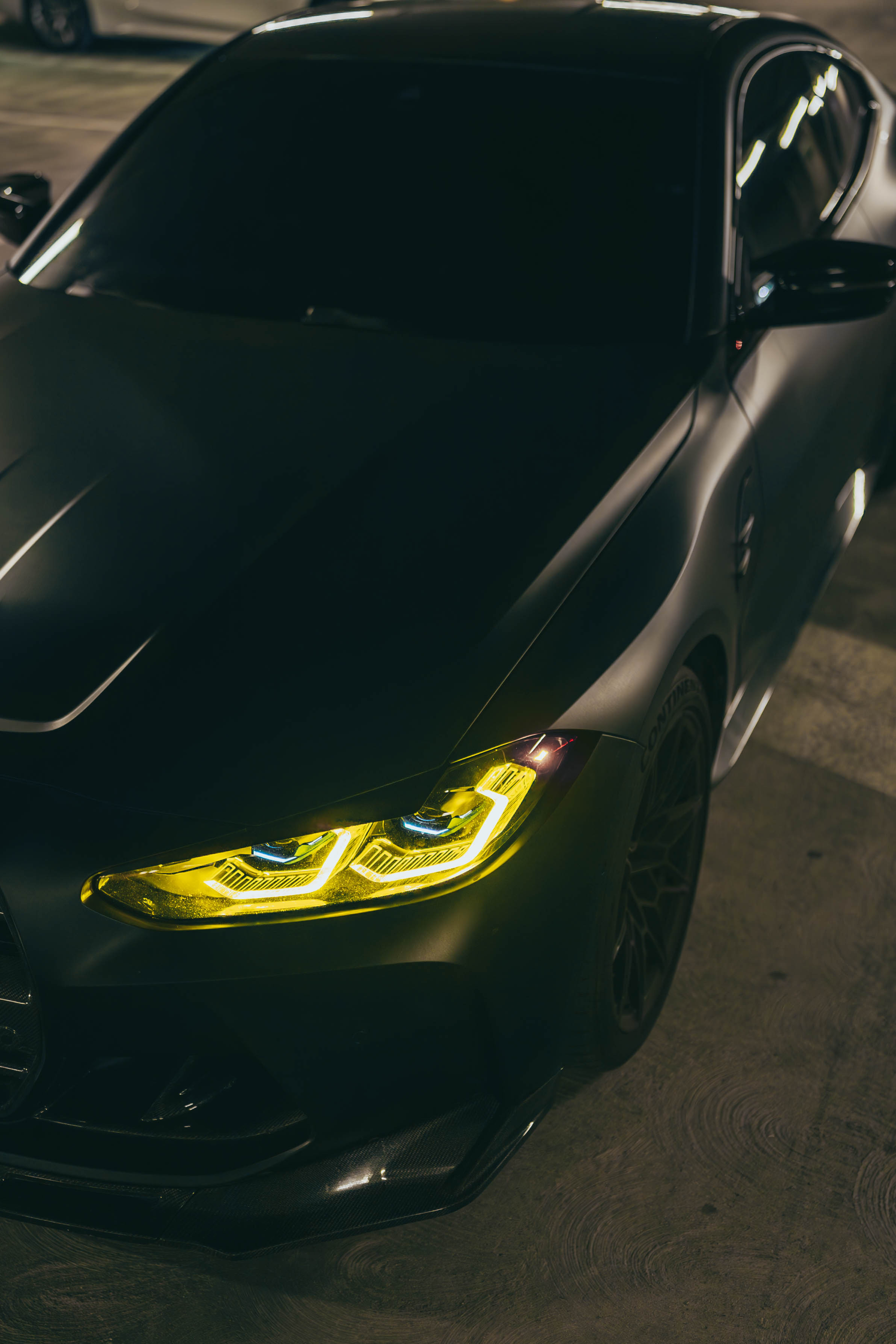 Yellow CSL DRL Headlight Module / G80 M3 / G82/G83 M4