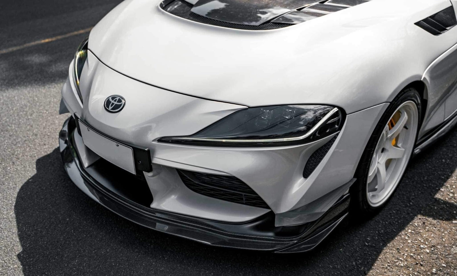 Toyota A90/A91 MKV Supra V-Style Carbon Fiber Front Lip