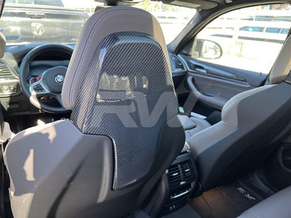 BMW F97 X3M & F98 X4M Carbon Fiber Upper Seat Backs