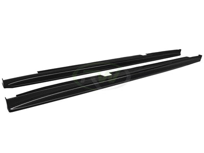 BMW F97 X3M & F98 X4M 3D Style Carbon Fiber Side Skirt Extensions