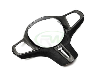 BMW Carbon Fiber Alcantara Steering Wheel Trim Pre LCI
