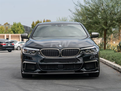 BMW G30 3D Style Carbon Fiber Front Lip Spoiler