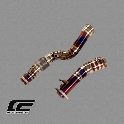 G8X M2/M3/M4 S58 Titanium Catless Downpipes