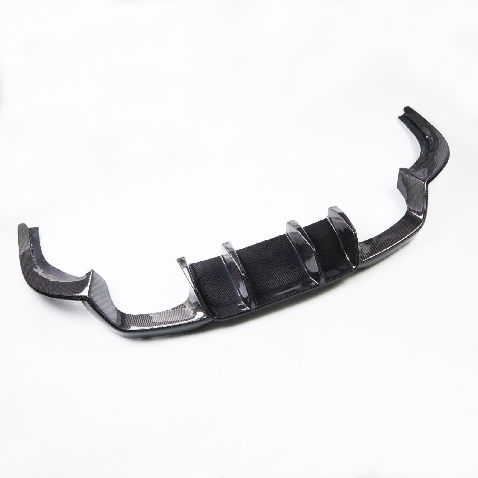 BMW F87 M2 V-Style 2-Piece Carbon Fiber Rear Diffuser