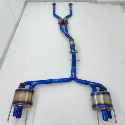 Lexus ISF CenCal Titanium Valved Catback Exhaust with Resonator