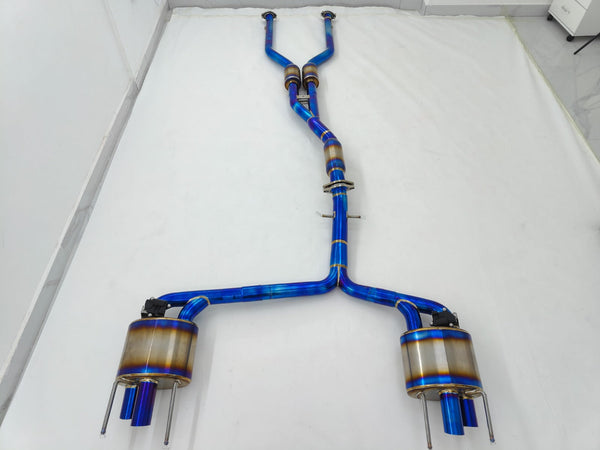 Lexus ISF CenCal Titanium Valved Catback Exhaust with Resonator