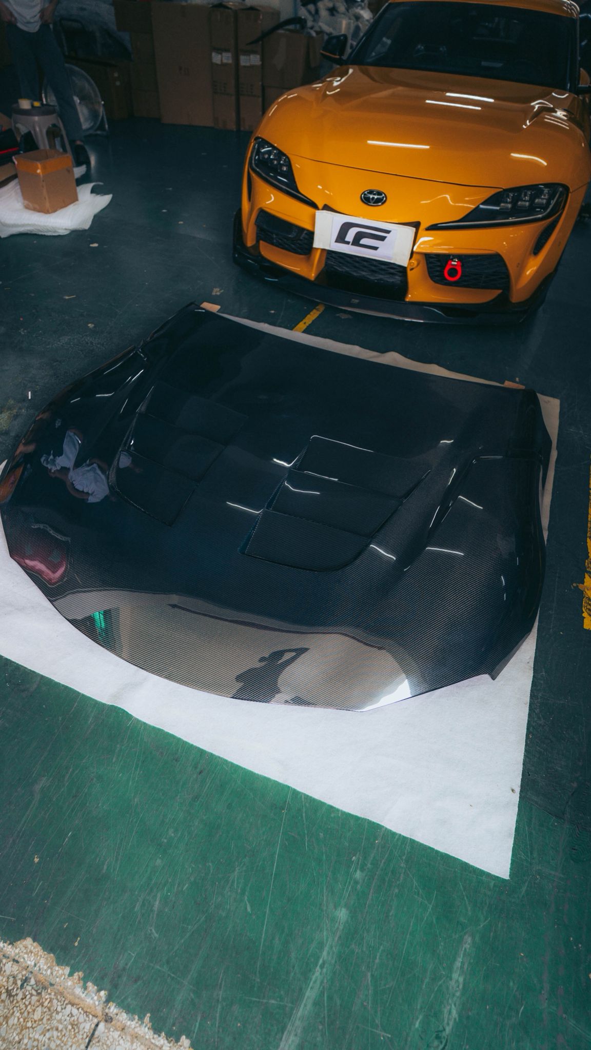 Toyota A90/A91 MKV Supra S-Style Carbon Fiber Hood