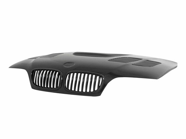 GTR-Style Carbon Fiber Hood for BMW E46 3 Series Coupe (2004-2006)