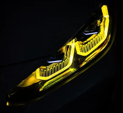 Yellow CSL DRL Headlight Module - G80 M3 | G82/G83 M4