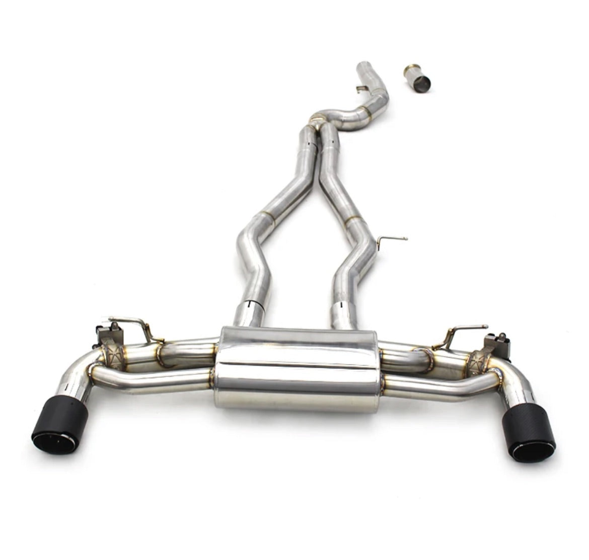 Supra A90/A91 Cen-Cal Valved Catback Exhaust (Stainless Steel)