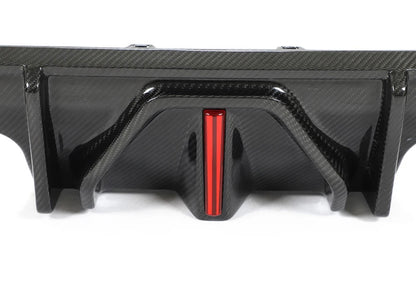 G8X M3/M4 Dry Carbon Fiber LED Rear Diffuser