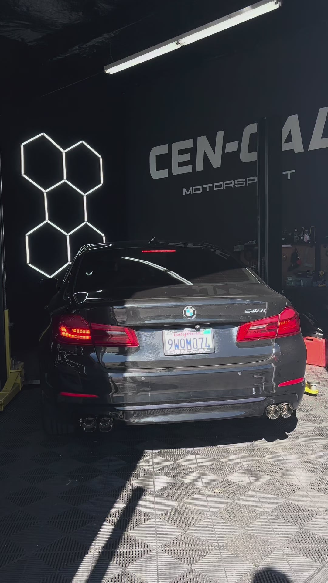 Load video: BMW G30 530i/540i CenCal Motorsport Stainless Steel Valved Exhaust System