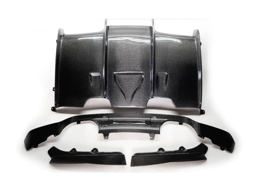 F8X M3/M4 PSM Carbon Fiber Diffuser 4PC