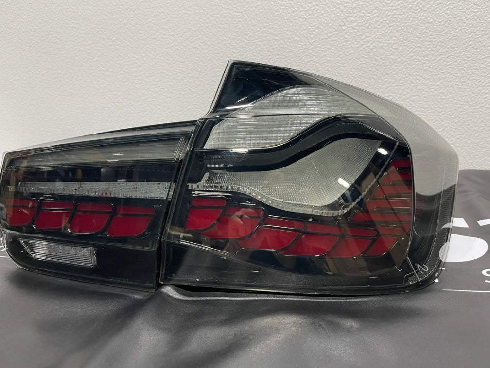 F80/F30 GTS Style Taillights Smoked Blackline