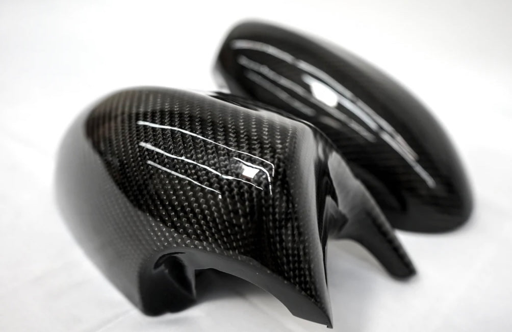 E9X E8X M style Carbon Fiber Mirror Cap Replacements