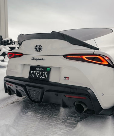 A90/91 Carbon Fiber V Style Spoiler