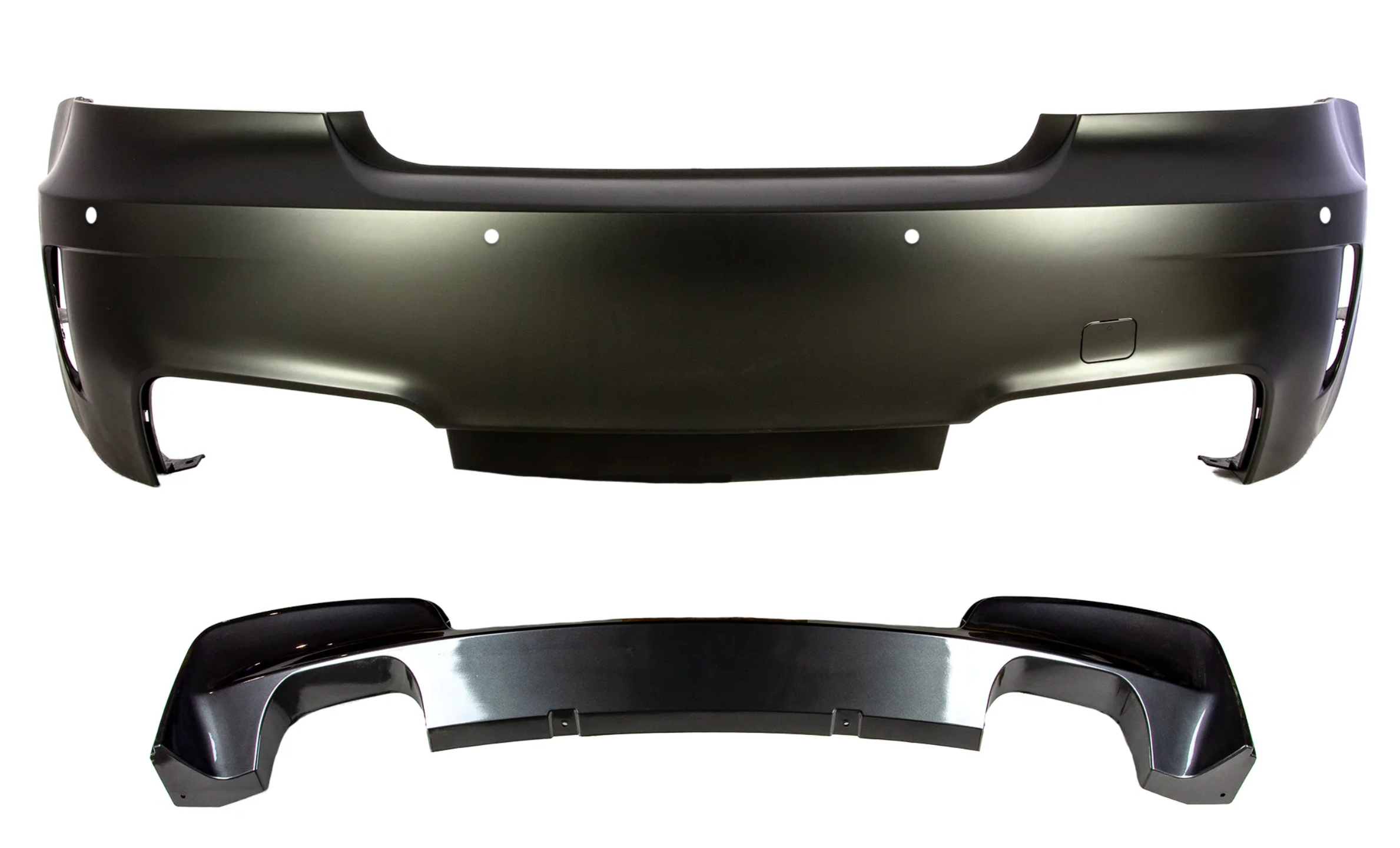 2008-2012 E82 1M REAR BUMPER WITH DIFFUSER 1 SERIES ONLY