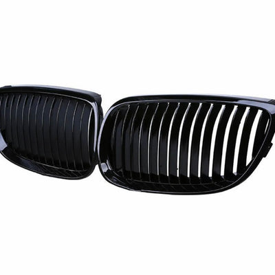 E9X gloss black single slat kidney grill