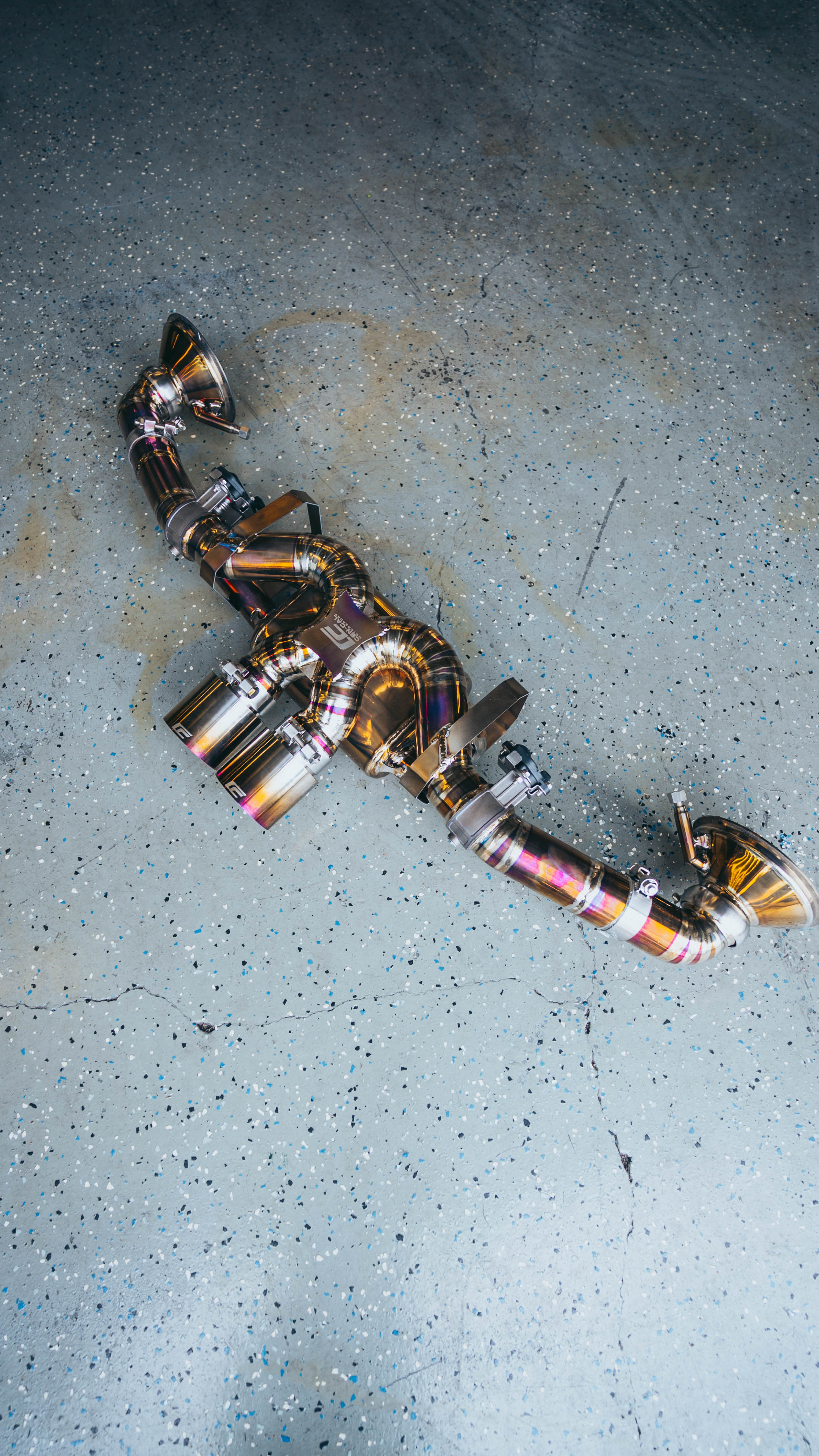 CenCal F1 RSR exhaust system with equal-length headers 992 GT3