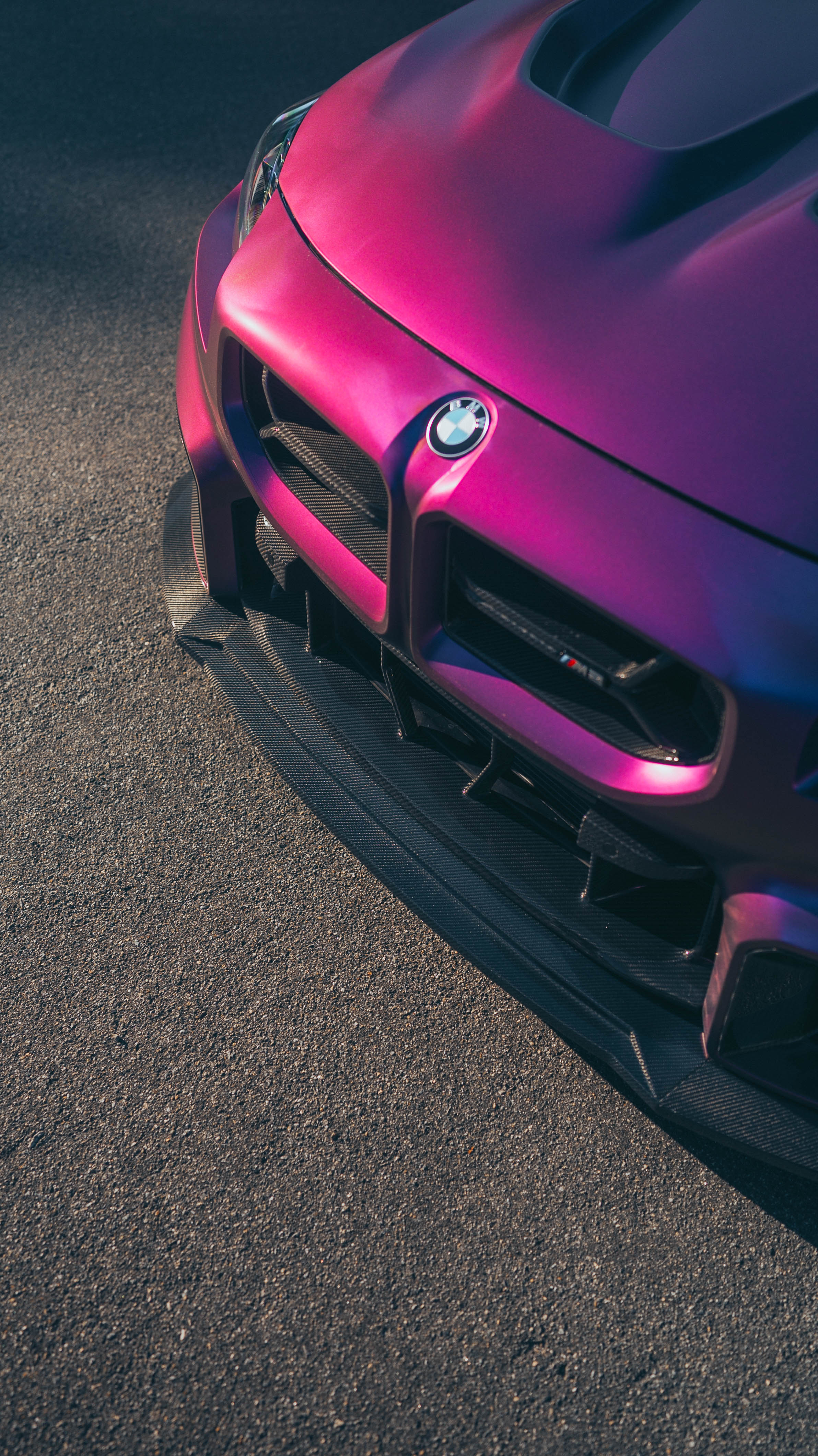 CenCal CC G87 M2 front lip - carbon fiber splitter