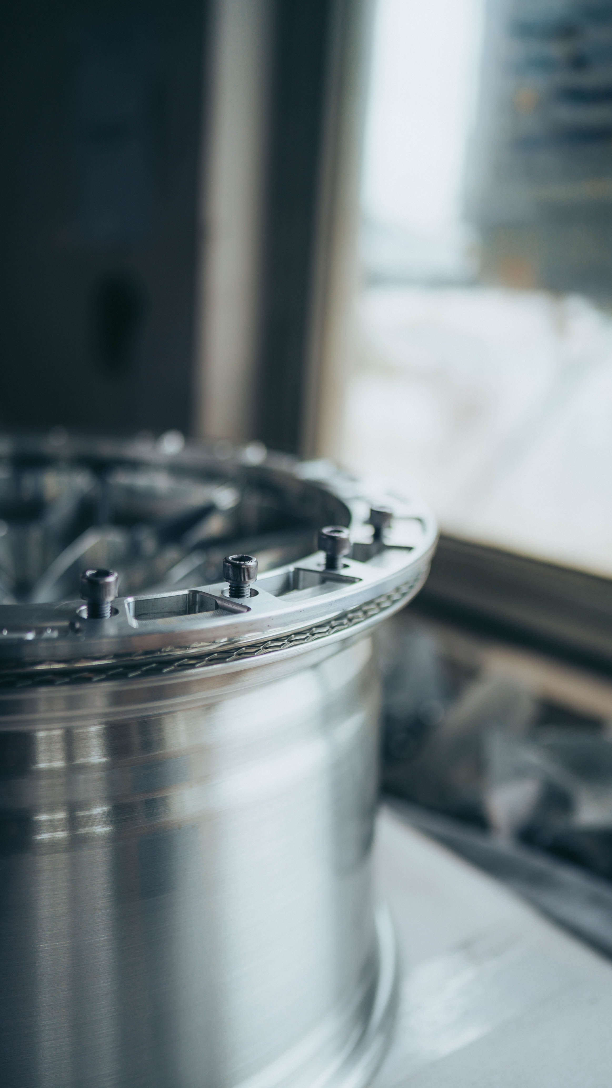 Machined wheel barrel